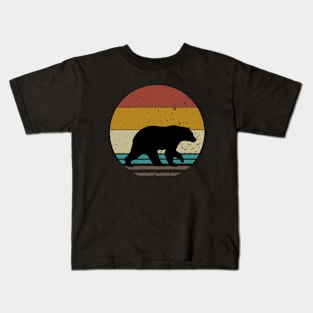 Bear Sunset Shirt / Bear Shirt / Bears Gifts / Bear Lover Gift / Retro Vintage / Animal Lovers / Grizzly Bear / Panda Polar Tank Top Hoodie Kids T-Shirt
